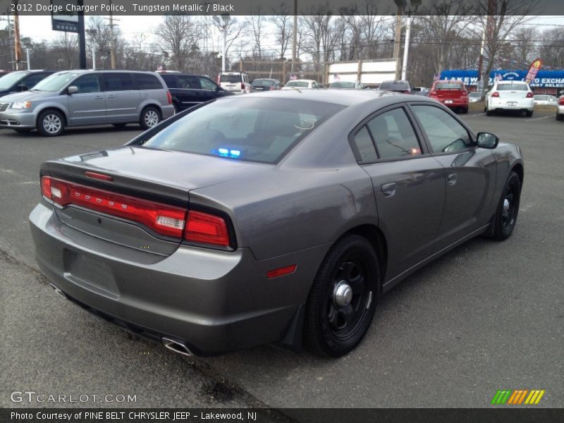 Tungsten Metallic / Black 2012 Dodge Charger Police