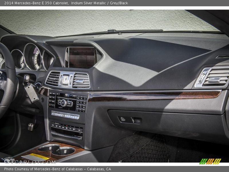 Iridium Silver Metallic / Grey/Black 2014 Mercedes-Benz E 350 Cabriolet
