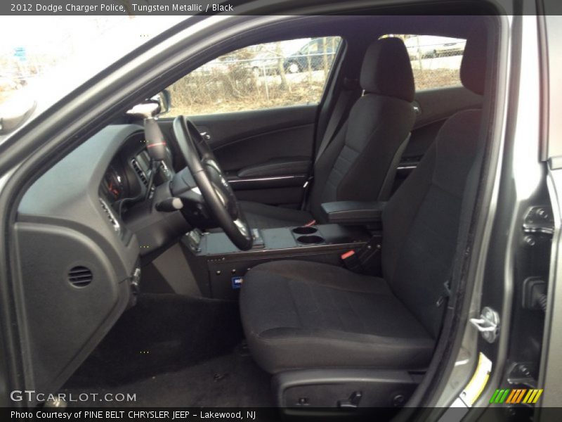 Front Seat of 2012 Charger Police