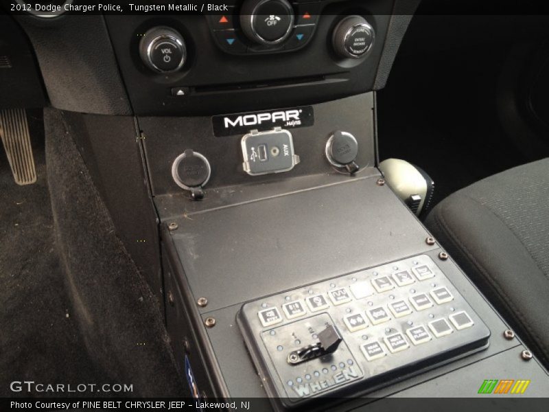 Controls of 2012 Charger Police