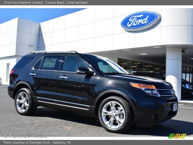 Tuxedo Black / Charcoal Black 2014 Ford Explorer Limited