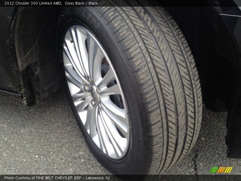 Gloss Black / Black 2012 Chrysler 300 Limited AWD