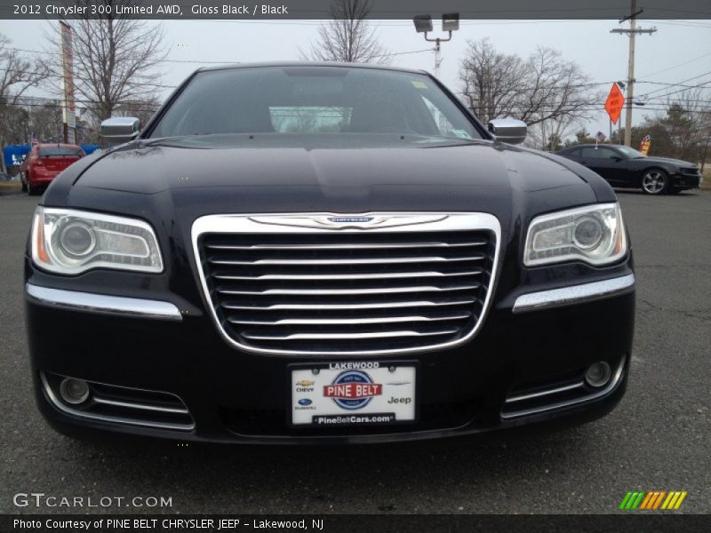 Gloss Black / Black 2012 Chrysler 300 Limited AWD