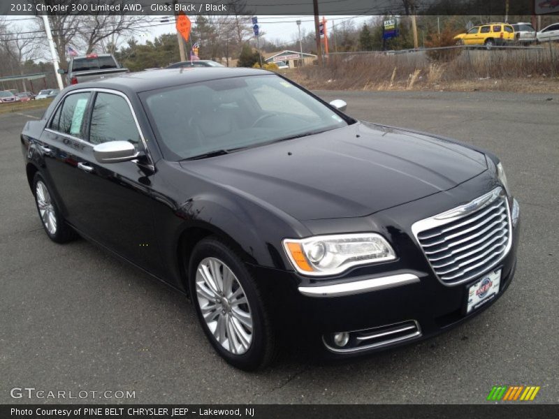 Gloss Black / Black 2012 Chrysler 300 Limited AWD