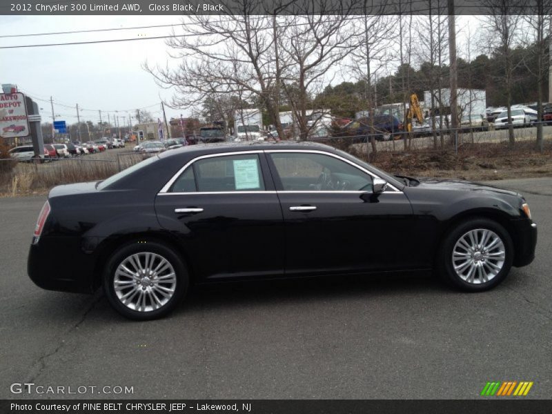 Gloss Black / Black 2012 Chrysler 300 Limited AWD