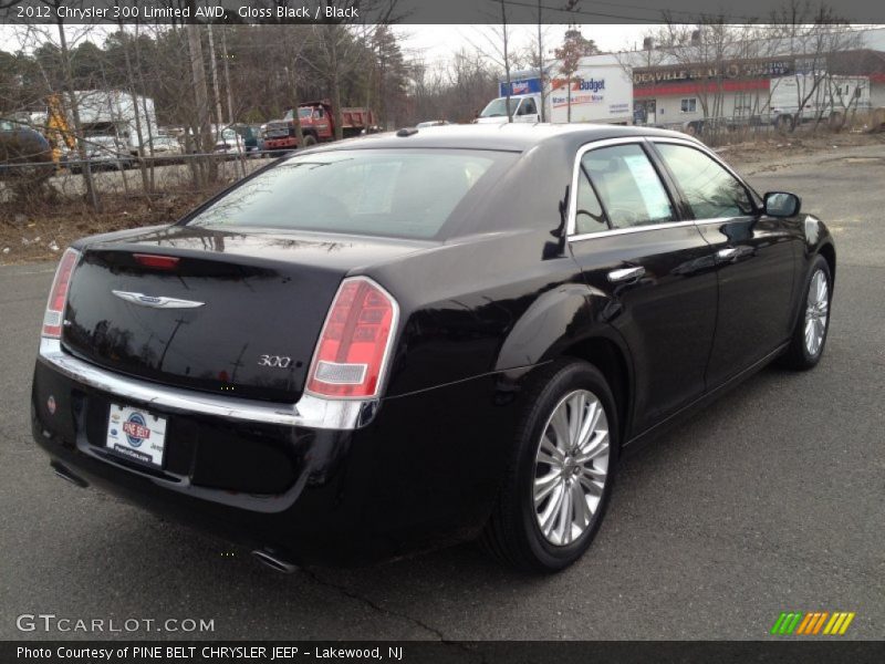 Gloss Black / Black 2012 Chrysler 300 Limited AWD