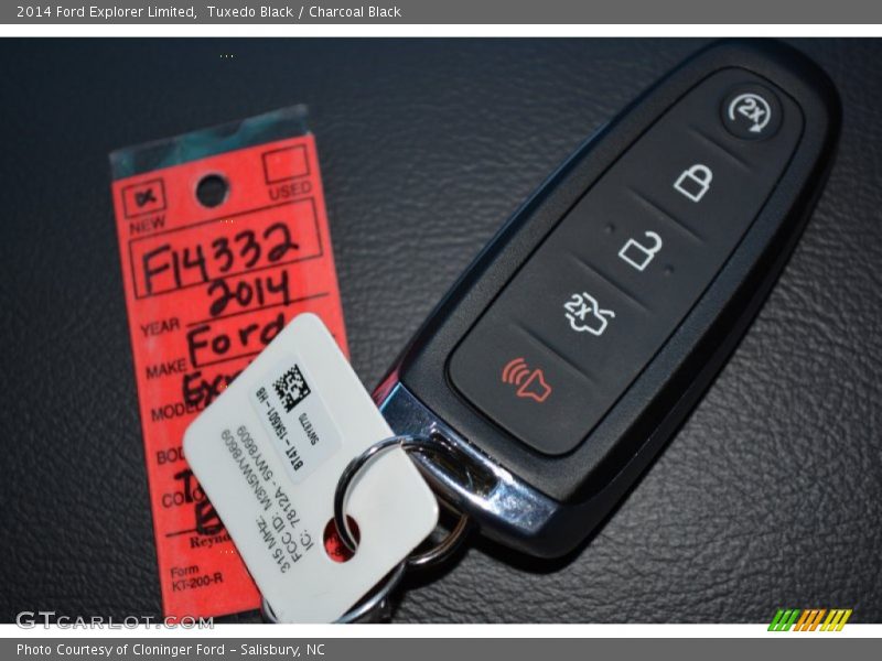 Tuxedo Black / Charcoal Black 2014 Ford Explorer Limited