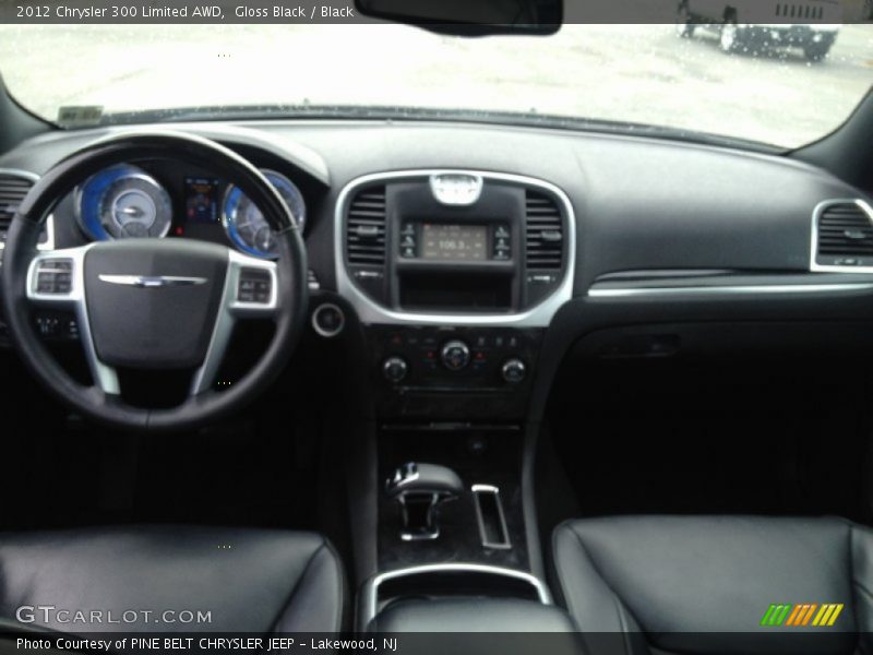 Gloss Black / Black 2012 Chrysler 300 Limited AWD