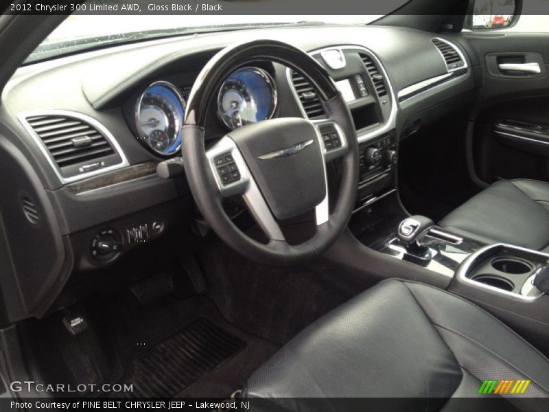 Gloss Black / Black 2012 Chrysler 300 Limited AWD