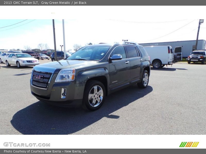 Gray Green Metallic / Jet Black 2013 GMC Terrain SLT