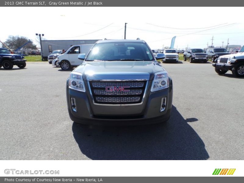 Gray Green Metallic / Jet Black 2013 GMC Terrain SLT