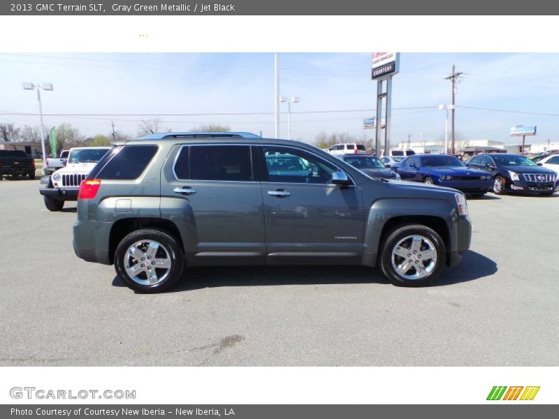 Gray Green Metallic / Jet Black 2013 GMC Terrain SLT