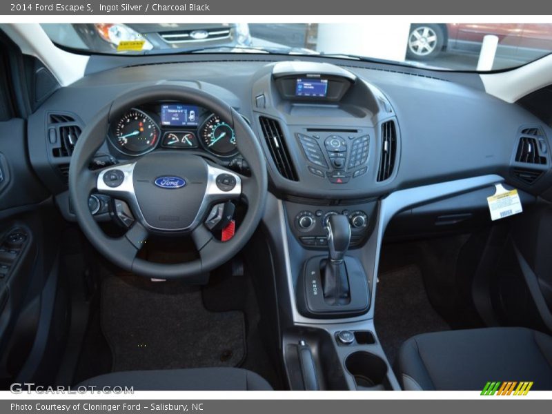 Ingot Silver / Charcoal Black 2014 Ford Escape S