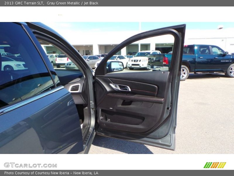 Gray Green Metallic / Jet Black 2013 GMC Terrain SLT