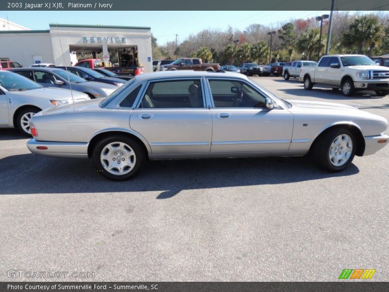 Platinum / Ivory 2003 Jaguar XJ XJ8