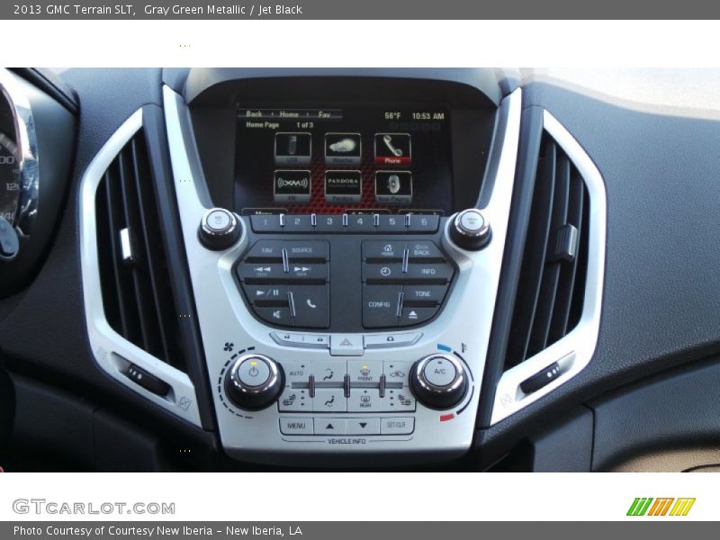 Gray Green Metallic / Jet Black 2013 GMC Terrain SLT