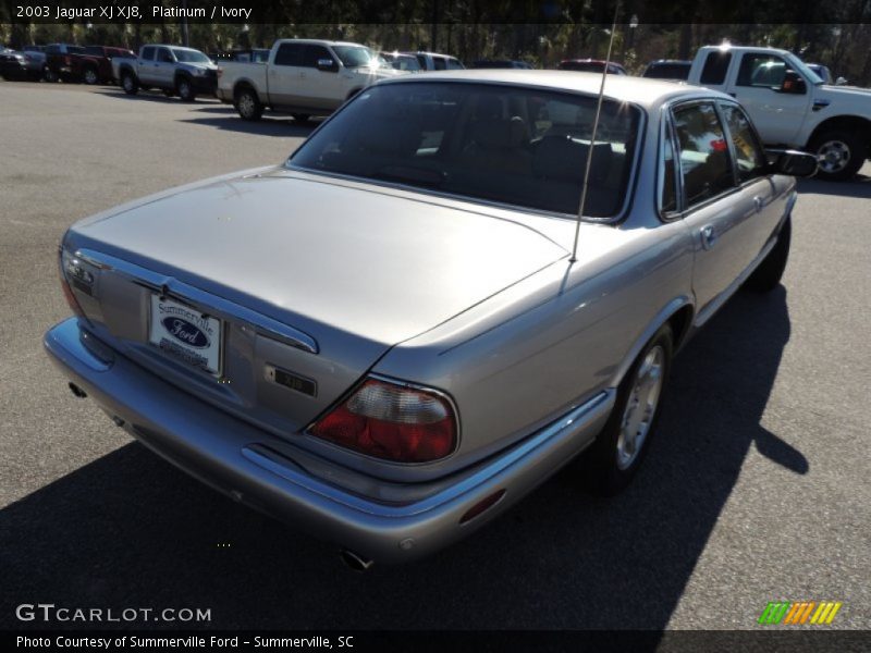 Platinum / Ivory 2003 Jaguar XJ XJ8