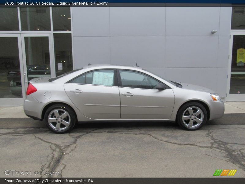 Liquid Silver Metallic / Ebony 2005 Pontiac G6 GT Sedan