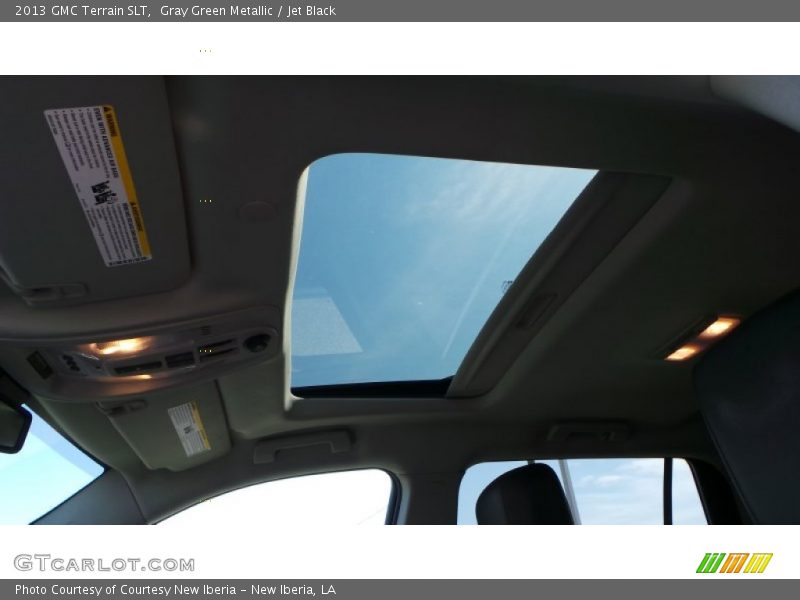 Gray Green Metallic / Jet Black 2013 GMC Terrain SLT
