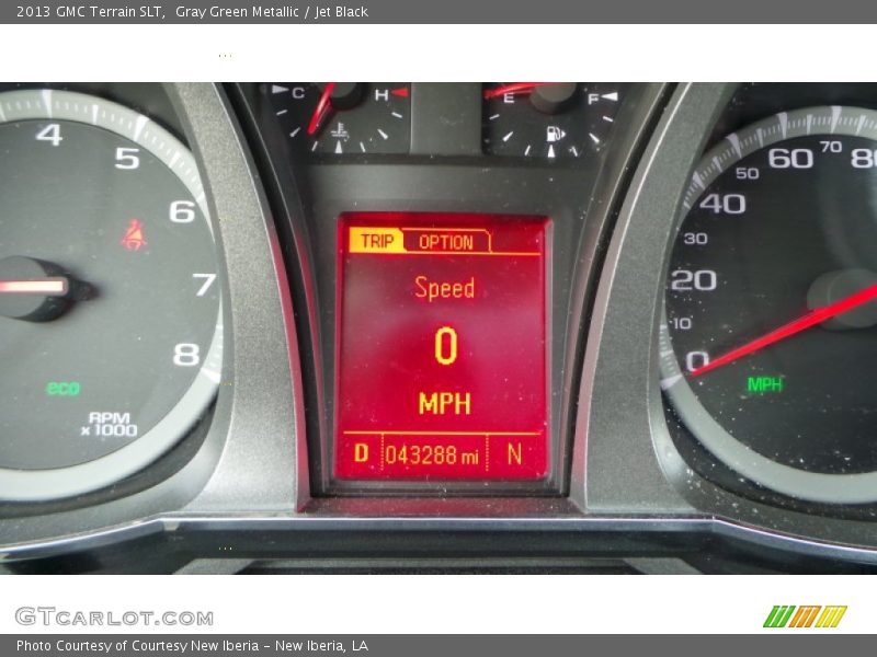 Gray Green Metallic / Jet Black 2013 GMC Terrain SLT