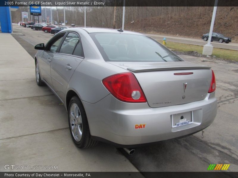 Liquid Silver Metallic / Ebony 2005 Pontiac G6 GT Sedan