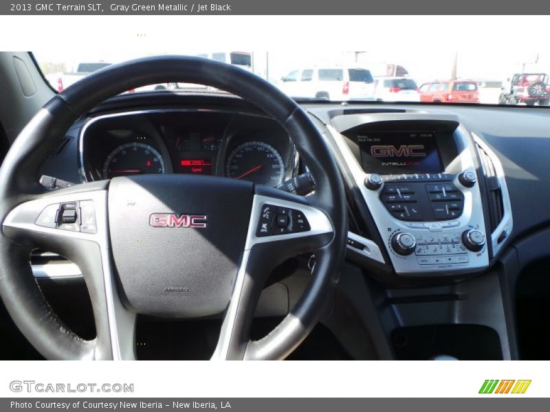 Gray Green Metallic / Jet Black 2013 GMC Terrain SLT