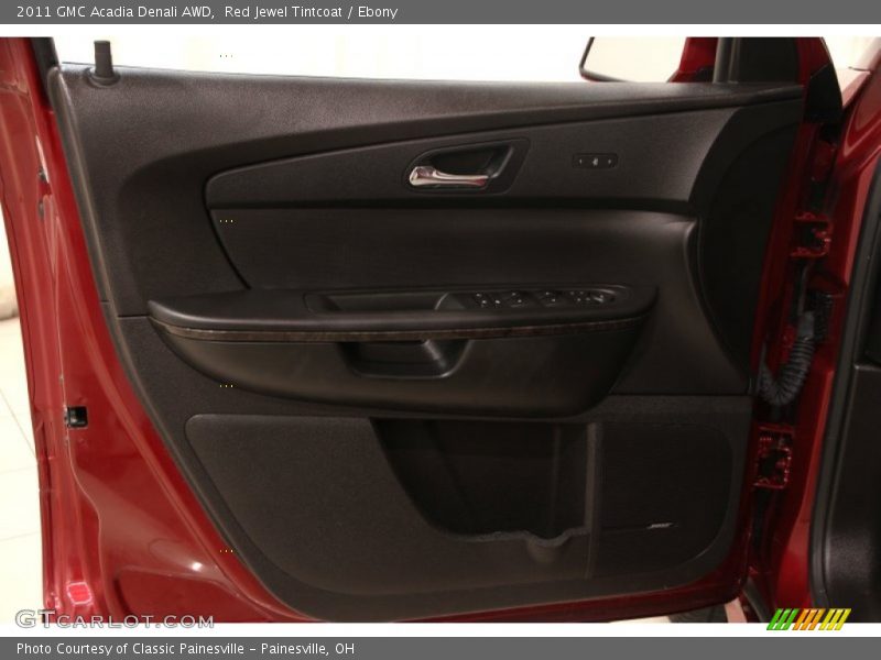 Red Jewel Tintcoat / Ebony 2011 GMC Acadia Denali AWD