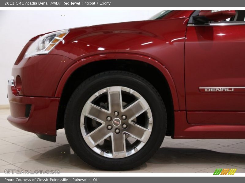 Red Jewel Tintcoat / Ebony 2011 GMC Acadia Denali AWD