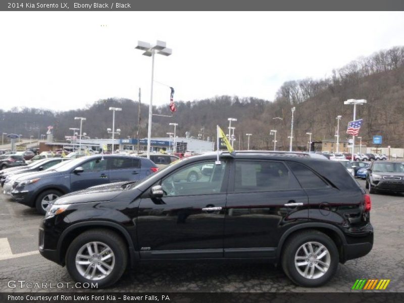 Ebony Black / Black 2014 Kia Sorento LX