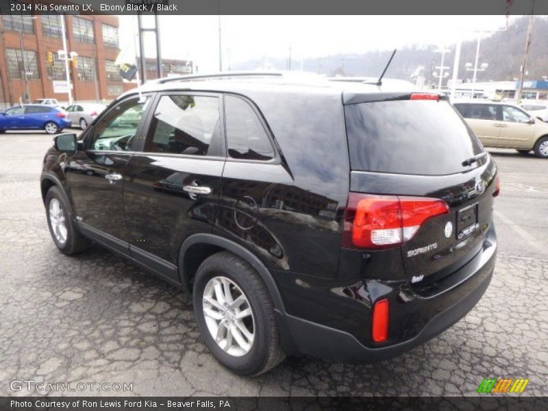 Ebony Black / Black 2014 Kia Sorento LX