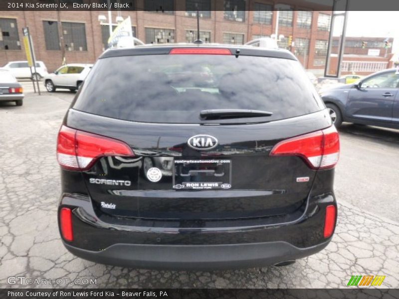 Ebony Black / Black 2014 Kia Sorento LX
