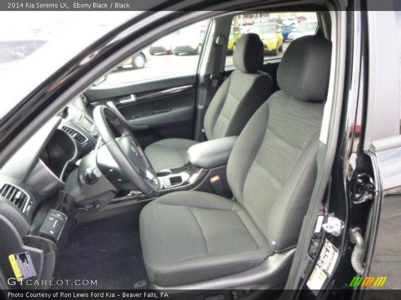 Ebony Black / Black 2014 Kia Sorento LX
