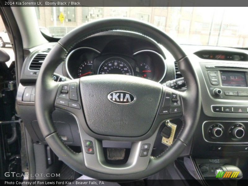 Ebony Black / Black 2014 Kia Sorento LX