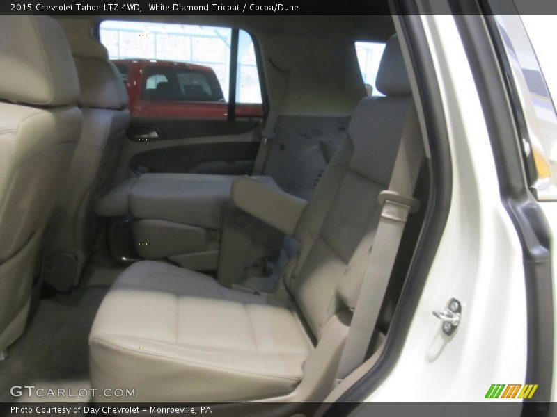 White Diamond Tricoat / Cocoa/Dune 2015 Chevrolet Tahoe LTZ 4WD