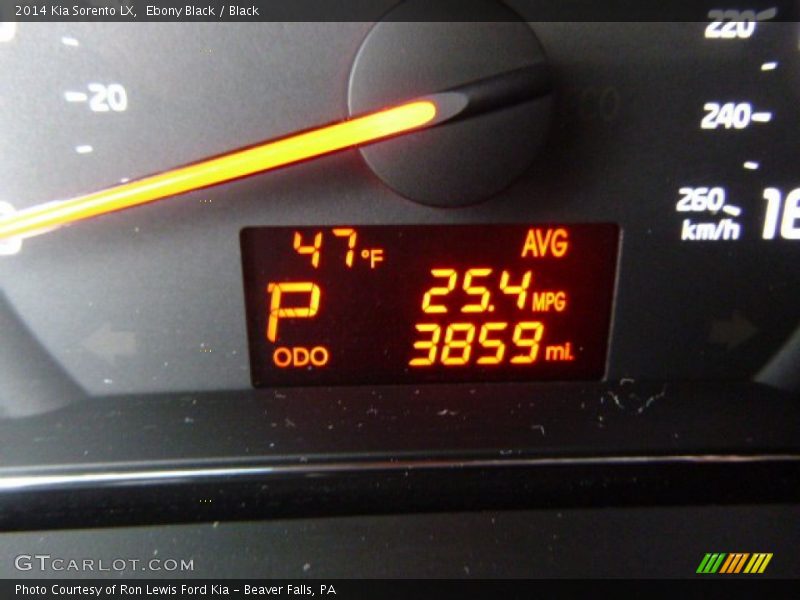 Ebony Black / Black 2014 Kia Sorento LX
