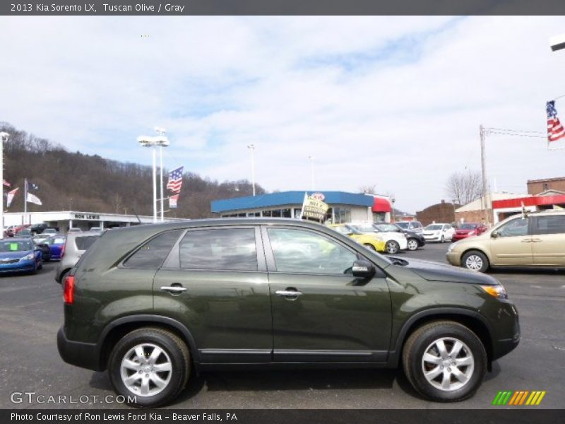 Tuscan Olive / Gray 2013 Kia Sorento LX