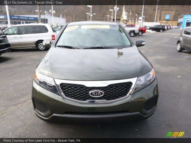 Tuscan Olive / Gray 2013 Kia Sorento LX