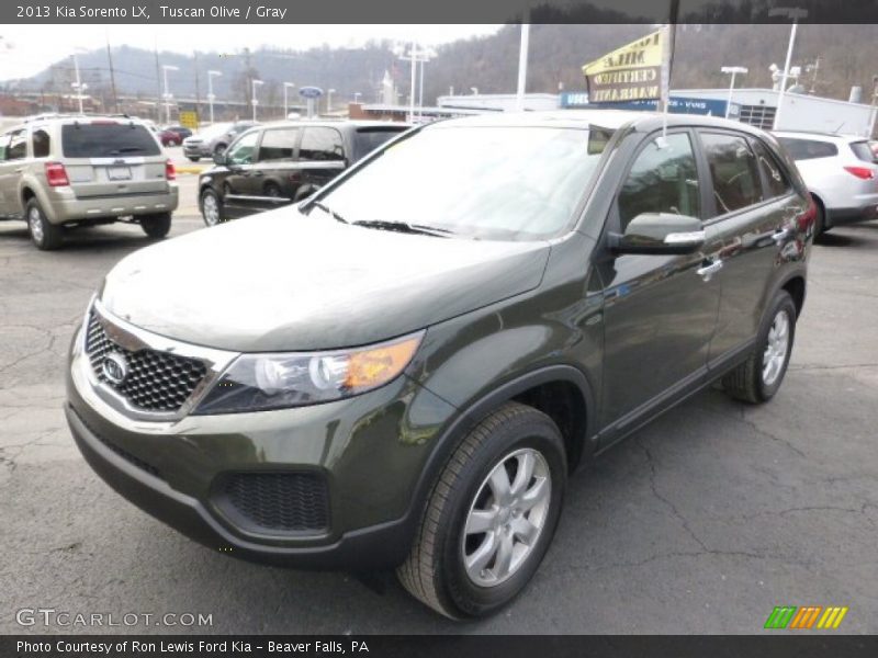 Tuscan Olive / Gray 2013 Kia Sorento LX