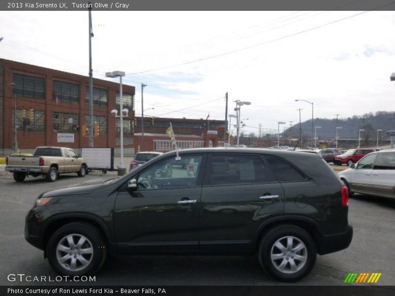 Tuscan Olive / Gray 2013 Kia Sorento LX