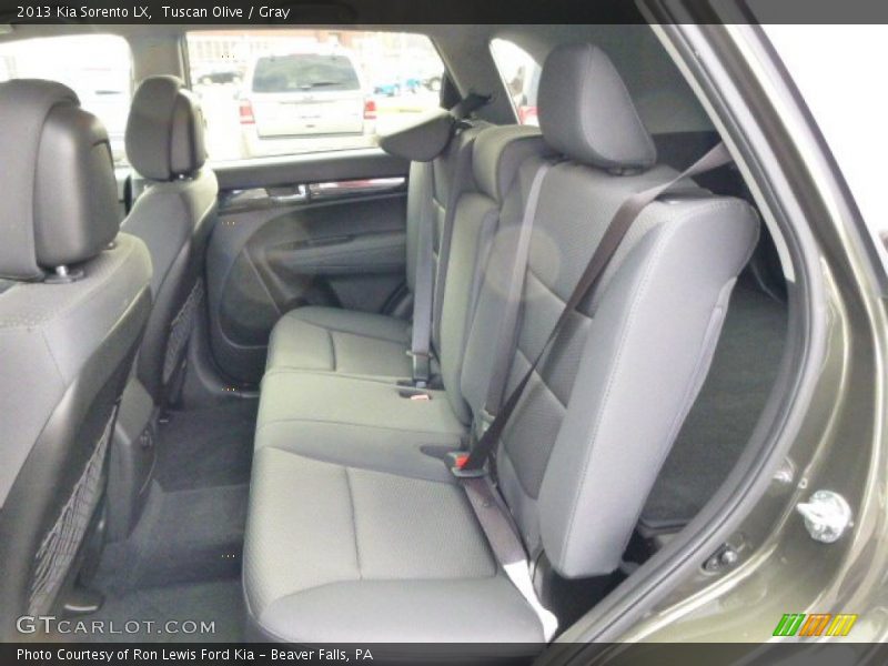 Rear Seat of 2013 Sorento LX