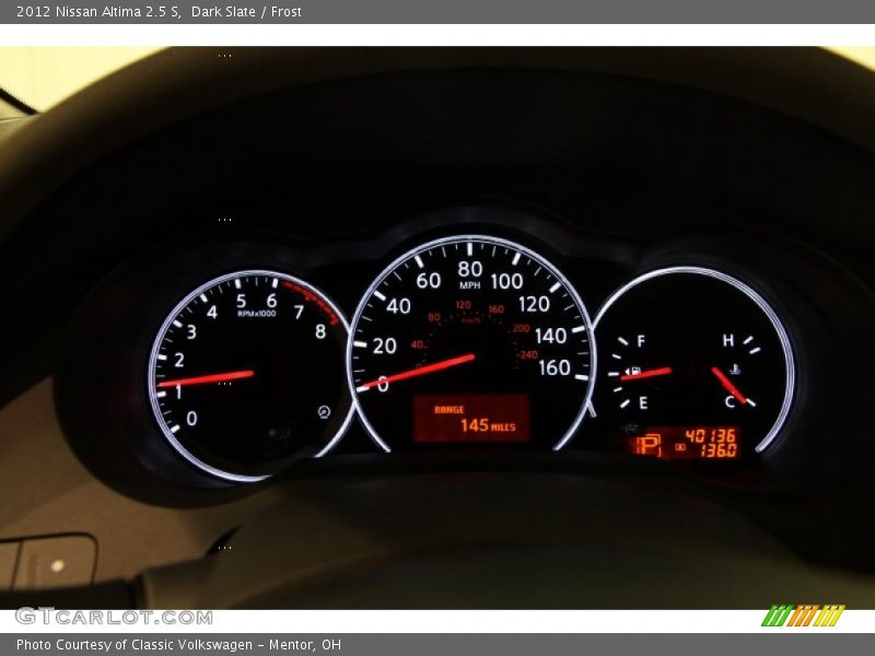 Dark Slate / Frost 2012 Nissan Altima 2.5 S