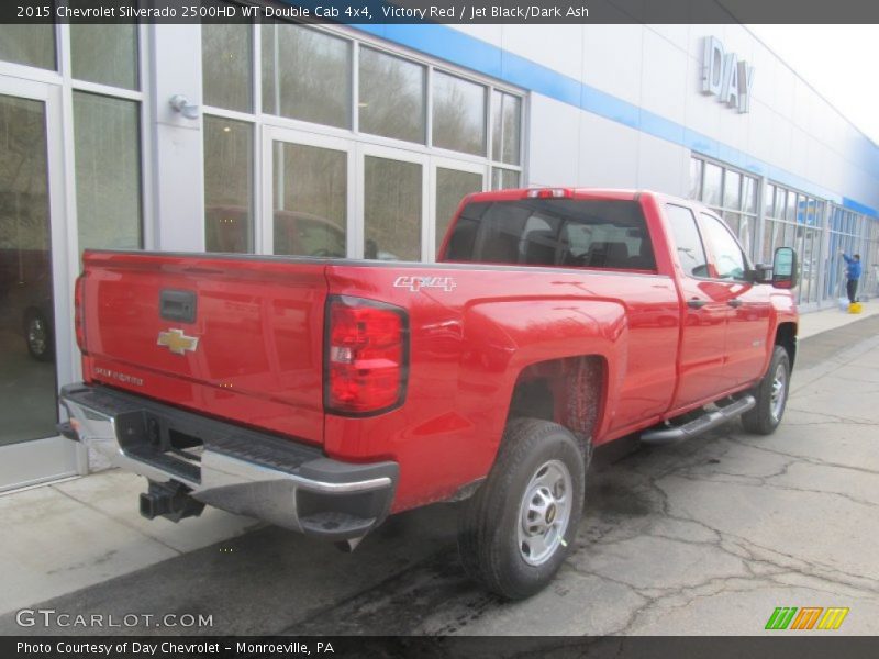 Victory Red / Jet Black/Dark Ash 2015 Chevrolet Silverado 2500HD WT Double Cab 4x4