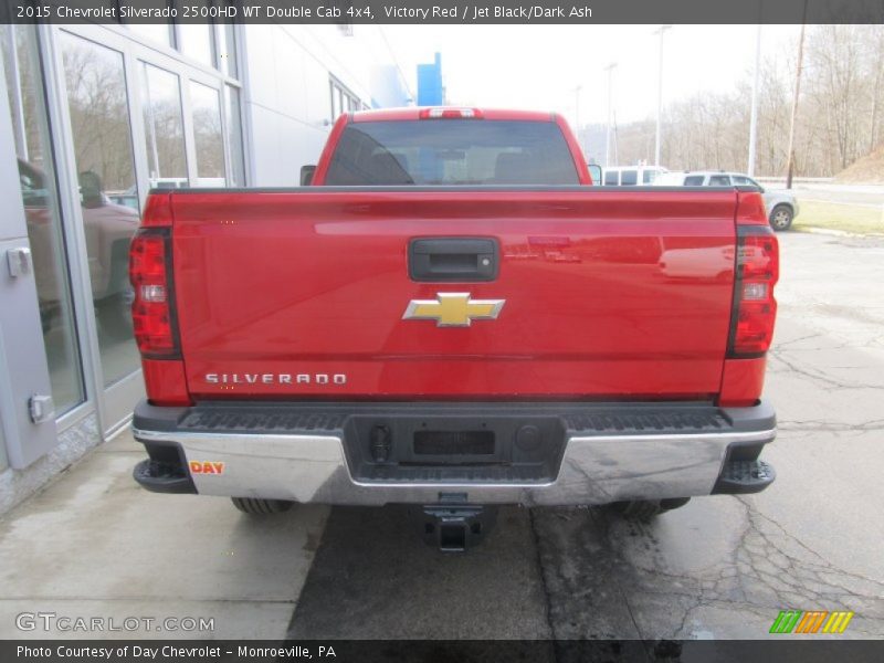 Victory Red / Jet Black/Dark Ash 2015 Chevrolet Silverado 2500HD WT Double Cab 4x4