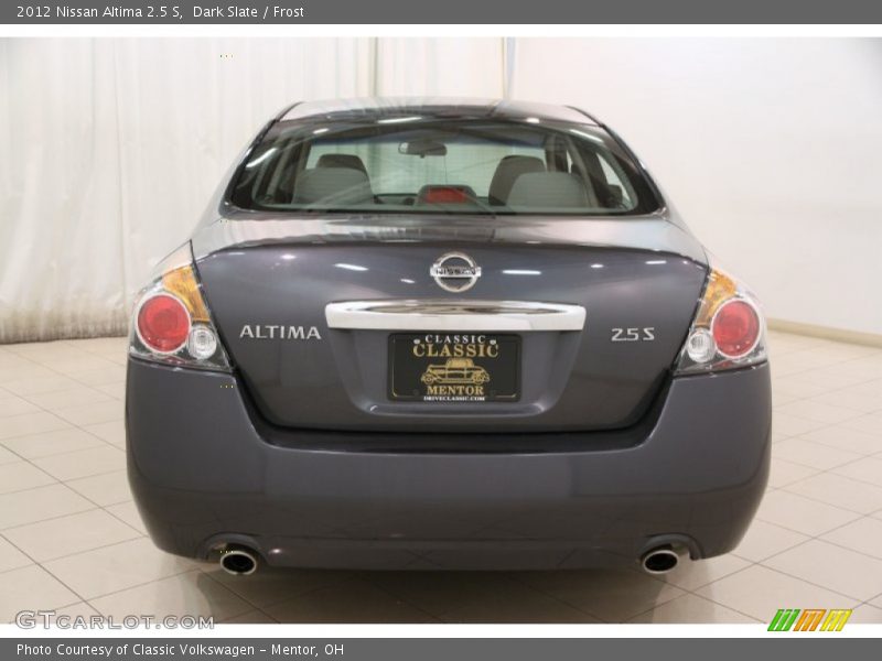 Dark Slate / Frost 2012 Nissan Altima 2.5 S