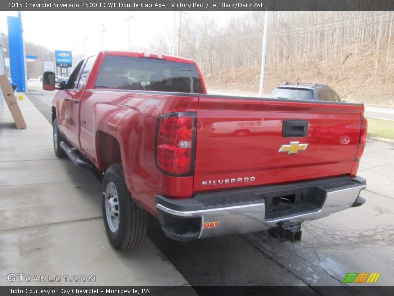 Victory Red / Jet Black/Dark Ash 2015 Chevrolet Silverado 2500HD WT Double Cab 4x4