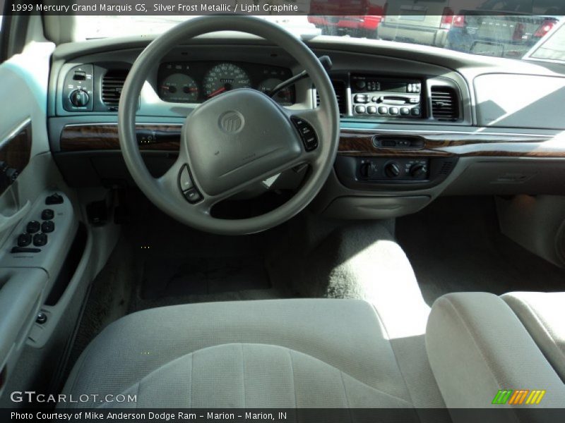 Silver Frost Metallic / Light Graphite 1999 Mercury Grand Marquis GS