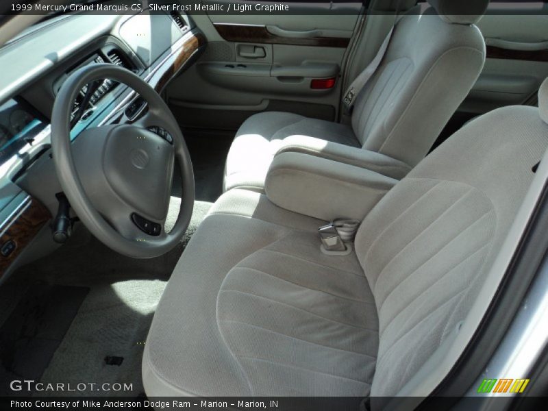 Silver Frost Metallic / Light Graphite 1999 Mercury Grand Marquis GS