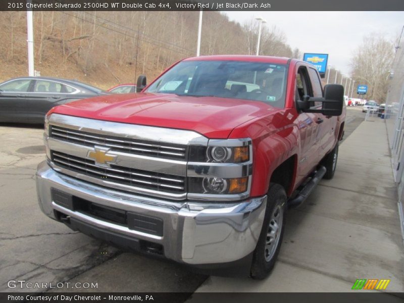 Victory Red / Jet Black/Dark Ash 2015 Chevrolet Silverado 2500HD WT Double Cab 4x4