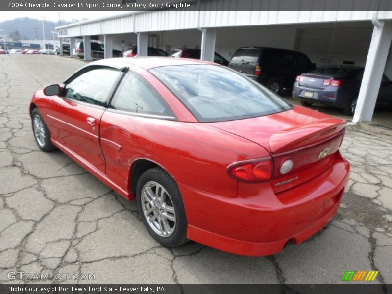 Victory Red / Graphite 2004 Chevrolet Cavalier LS Sport Coupe