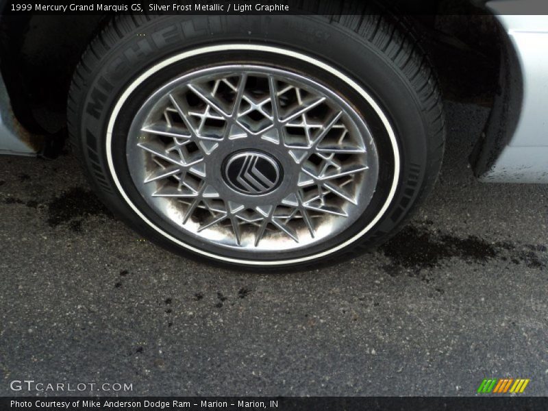 Silver Frost Metallic / Light Graphite 1999 Mercury Grand Marquis GS